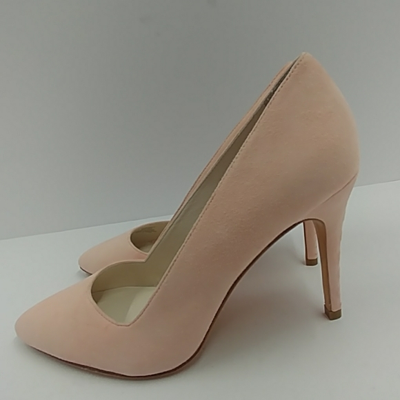 ALICE+OLIVIA Dina 95 Suede Pink Pump Size 8.5 M - Picture 3 of 8
